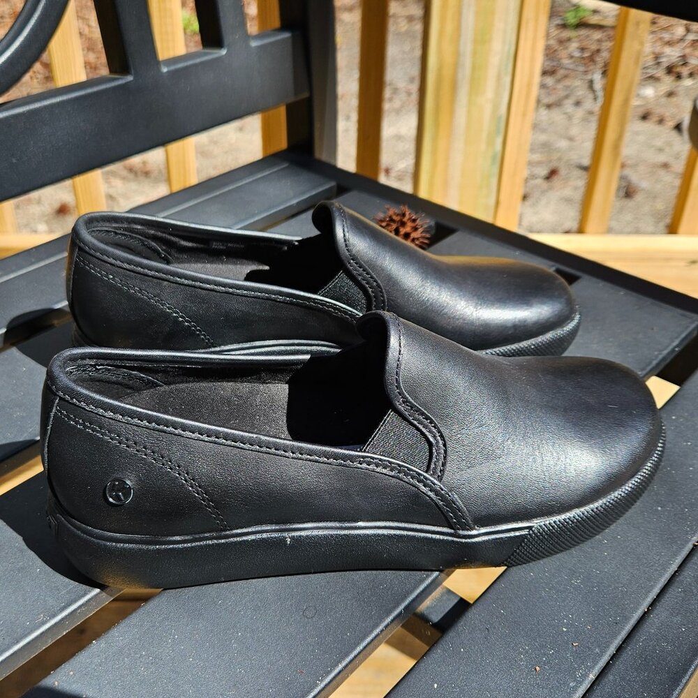 NWOT Klogs Footwear Padma Mission Black Tooled leather Sz 7M